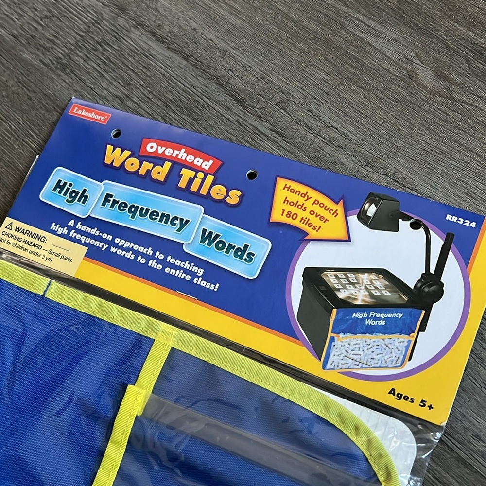 NEW Lakeshore Overhead Word Tiles Kits, 183 Words, Storage Pouch, Activity Guide - Picture 4 of 4